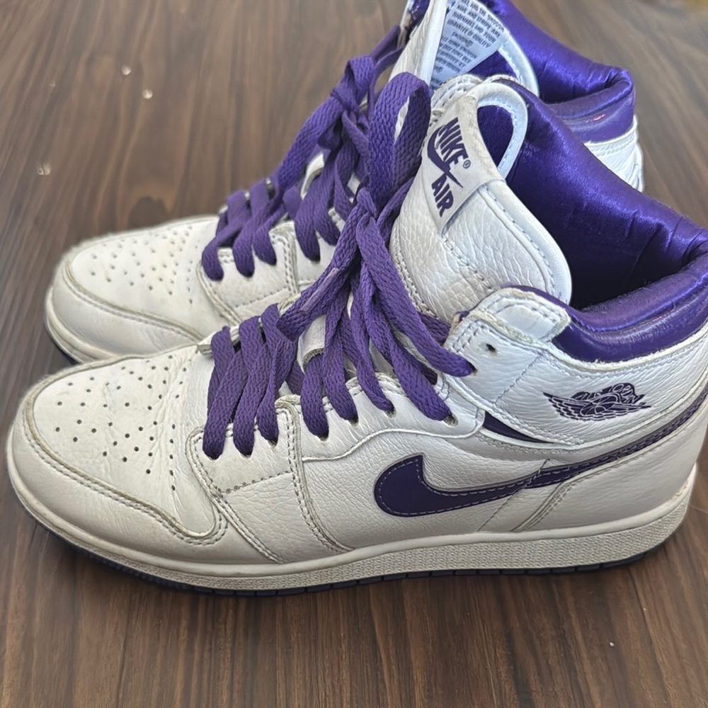 Nike Air Sneakers - Purple and White